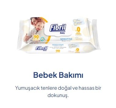 Fibril Islak Bebek havlusu
