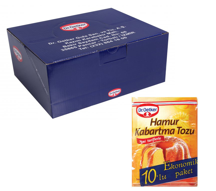 Dr.Oetker Hamur Kabartma Tozu 10x10 Gr 15li Paket