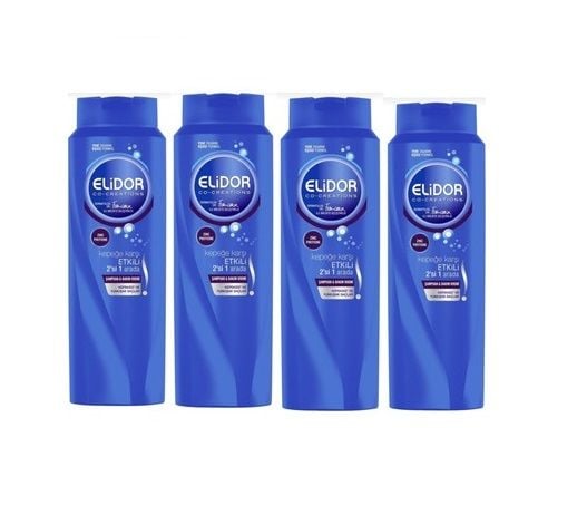Elidor Kepeğe Karsı Etkili Şampuan 500ml x 4