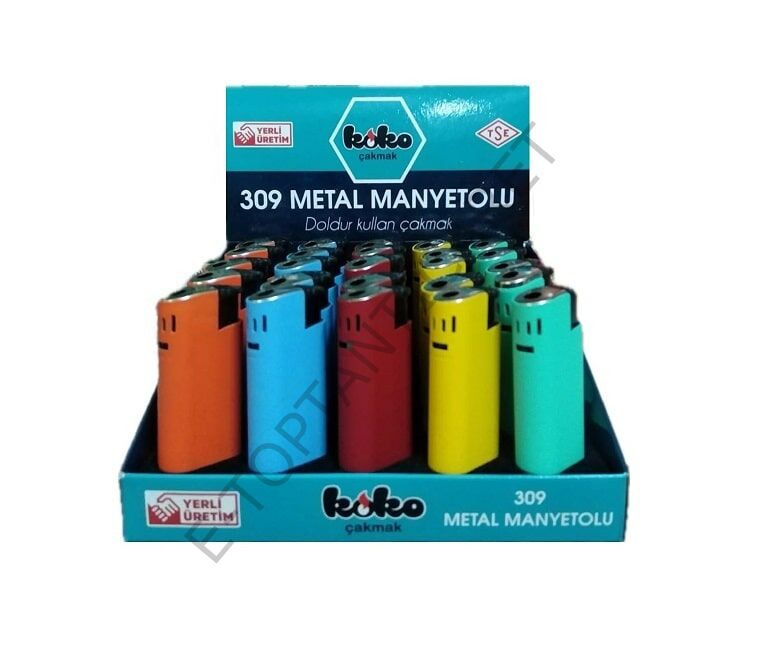 KOKO Metal Çakmak Manyetolu 25 Adet