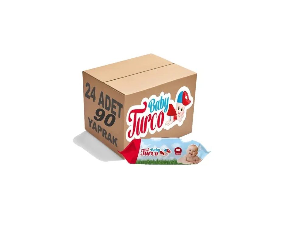 BABY TURCO 90'lı Islak Havlu 24 Paket