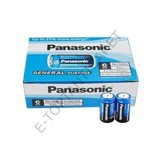 Panasonic Orta Pil (C) 24Adet