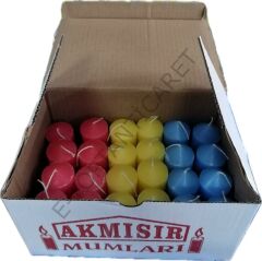 Akmısır Kütük Mum 24'lü