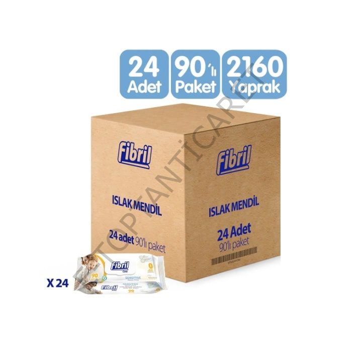 Fibril Islak Havlu 90li
